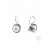 Stříbrné náušnice s perlami - Ag 925/1000 - Shablool