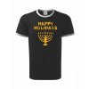 T-Shirt - Happy Feiertage - Chanukka - BLACK