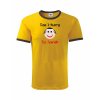 T-shirt - Don't Worry Be Jewish - Yellow