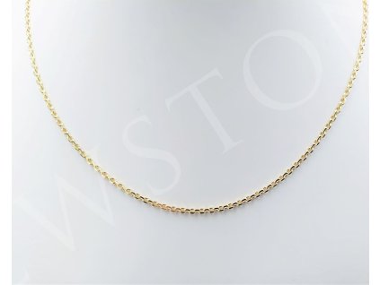 Zlatý řetízek ankr 5,02 g, délka 55 cm, Au 585/1000