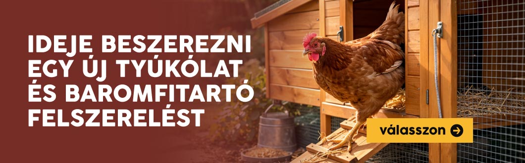 Ideje beszerezni egy új tyúkólat és baromfitartó felszerelést.