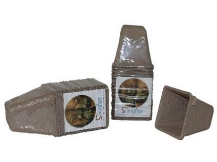Eldobható virágcserép 8 x 8 x 8 cm (18 db)