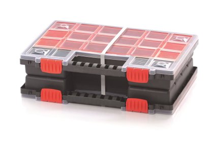 Műanyag rendező NORB DUO (2x KNO35255B) 344x249x100