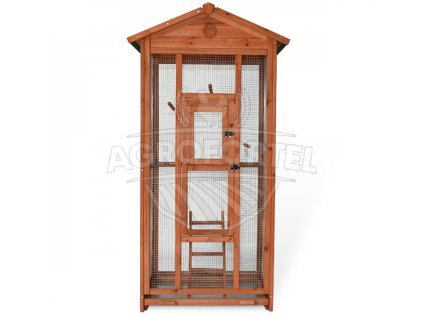 Madárház - L méret - tömör fából, 83 x 60 x 160 cm