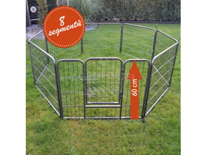 Kifutó kutyák és más állatok számára - S méret - 8 szegmens, magasság 60 cm