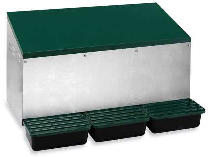 3511604 snaskove hnizdo pro slepice venkovni 3mistne se sbernym kosem 10123