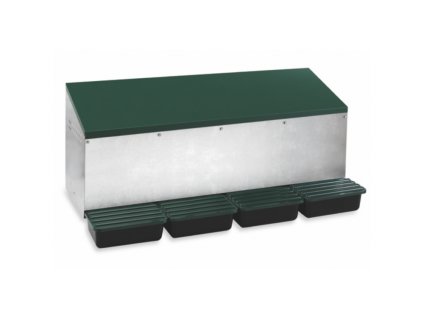 3514626 snaskove hnizdo pro slepice venkovni 4mistne se sbernym kosem 10124