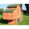 BERLIN XL fából készült tyúkól, 1900 x 1130 x 650 mm
