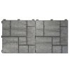 Gumi csempe STONE MOSAIC 30 x 30 cm, világosszürke