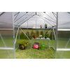 Üvegház VITAVIA URANUS 8300 PC 6 mm ezüst színű  + horganyzott alap VITAVIA URANUS 8300 szürke színű
