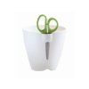 Fűszernövények virágcserépje LIME UNO 15 cm, fehér