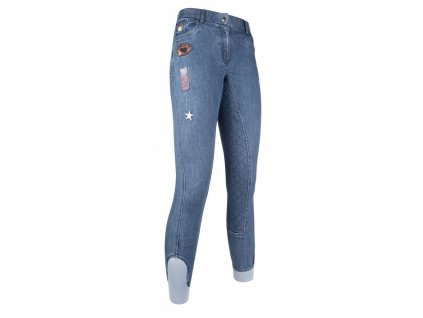 Rajtky patches denim silikon sed