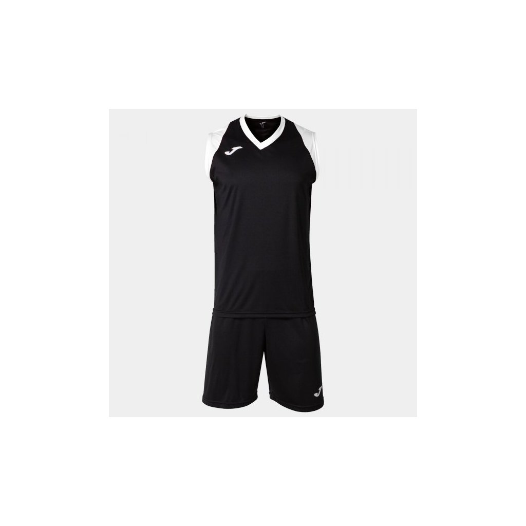 Basketbalový  dres + trenýrky Joma Final II - černá/bílá