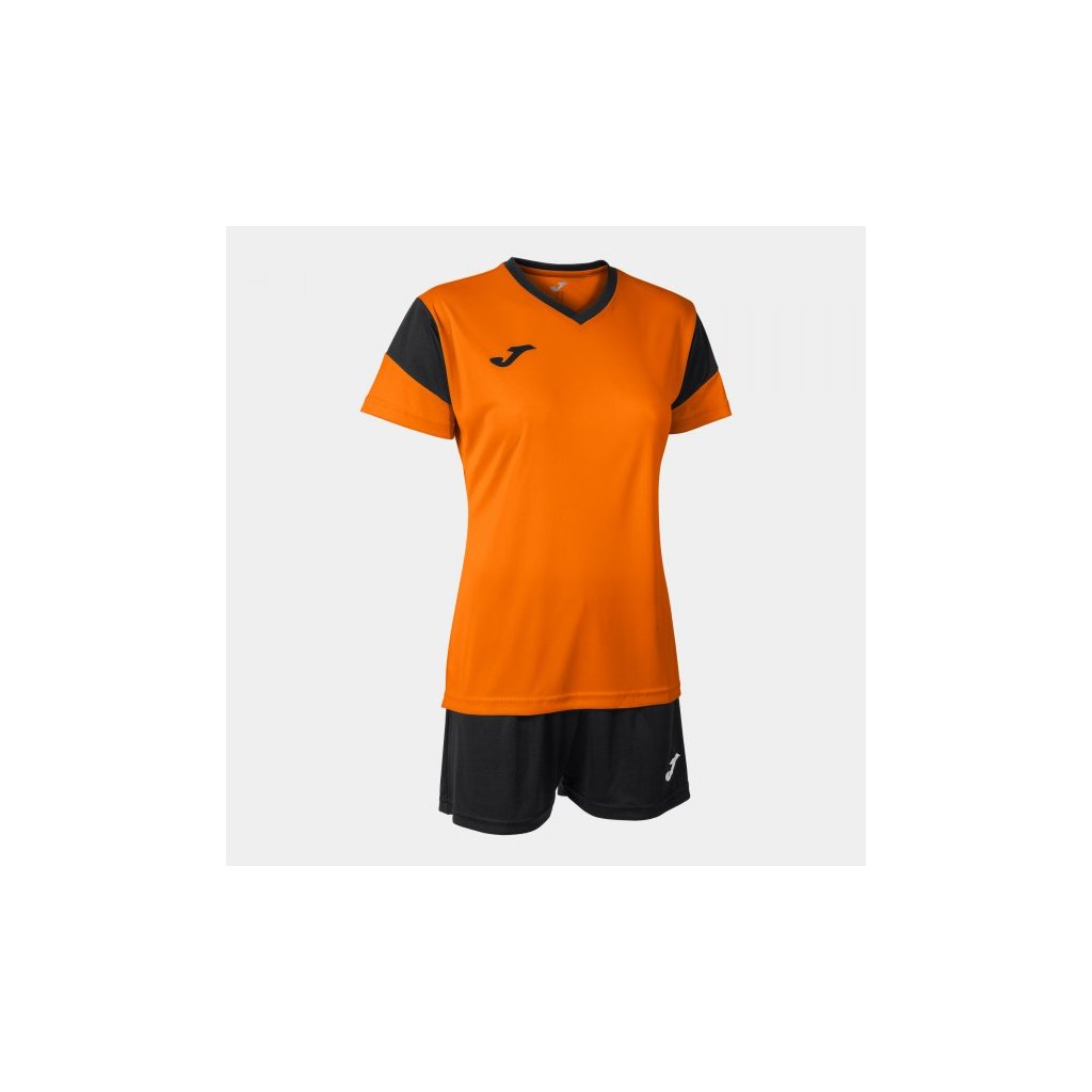 Dámský sportovní dres + trenýrky Joma Phoenix - oranžová/černá
