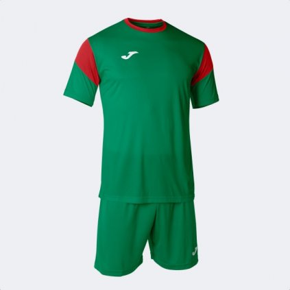 Sportovní dres + trenýrky Joma Phoenix - zelená/červená