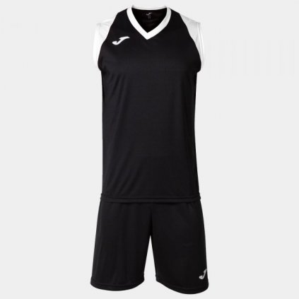 Basketbalový  dres + trenýrky Joma Final II - černá/bílá