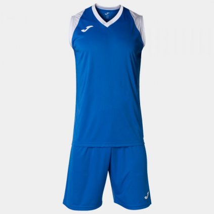 Basketbalový  dres + trenýrky Joma Final II - modrá/bílá