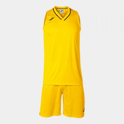 Basketbalový  dres + trenýrky Joma Atlanta - žlutá/černá