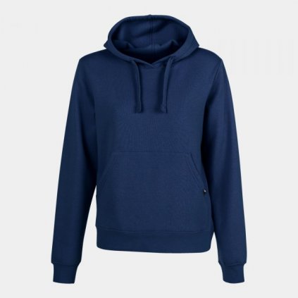 Dámská volnočasová mikina s kapucí Joma Montana - tmavě modrá (Velikost 2XL)