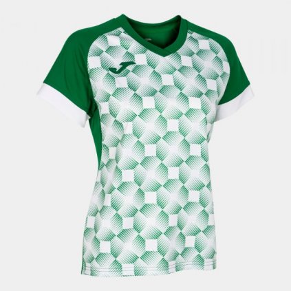 Dámský sportovní dres Joma Supernova III - zelená/bílá (Velikost 2XS)