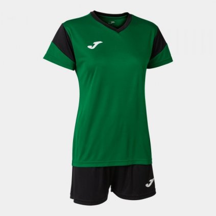 Dámský sportovní dres + trenýrky Joma Phoenix - zelená/černá