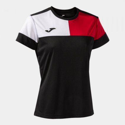 Dámský sportovní dres Crew V - černá/červená/bílá (Velikost 2XL)