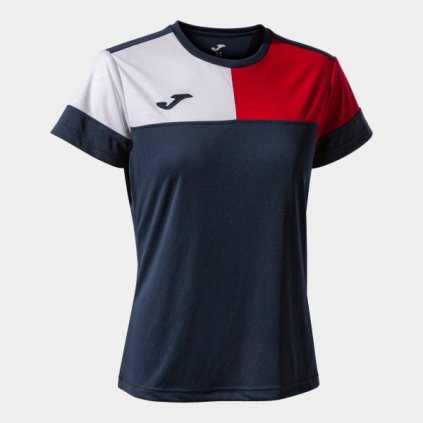 Dámský sportovní dres Crew V - tmavě modrá/červená/bílá (Velikost 2XL)
