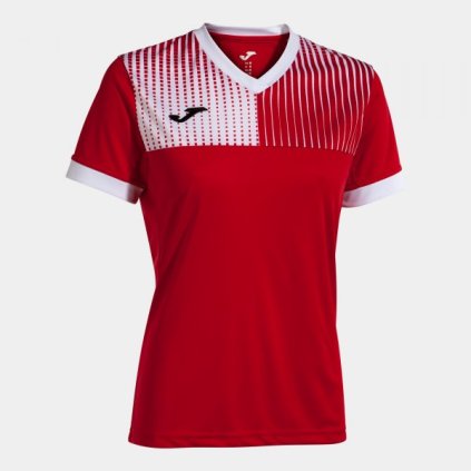 Dámský sportovní dres Eco Supernova - červená/bílá (Velikost 2XS)
