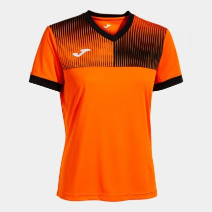 Dámský sportovní dres Eco Supernova - oranžová/černá (Velikost 2XS)