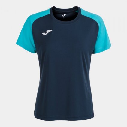 Dámský sportovní dres Joma Academy IV - tmavě modrá/fluo tyrkysová