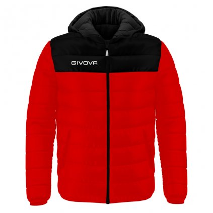 Zimní bunda Givova Oslo - červená/černá