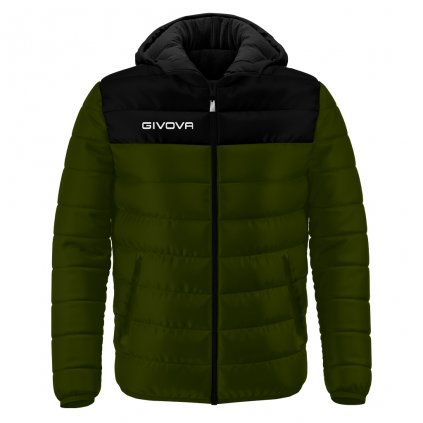 Zimní bunda Givova Oslo - tmavě zelená/černá