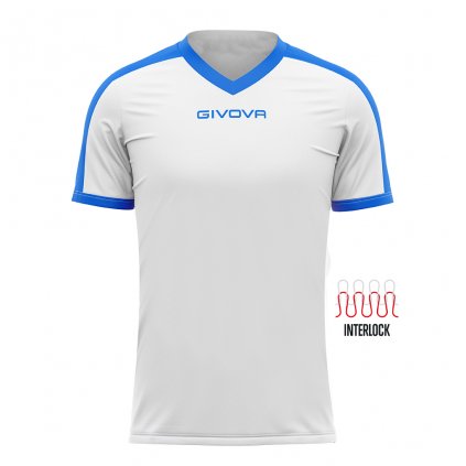 Sportovní dres Givova Revolution - bílá/modrá
