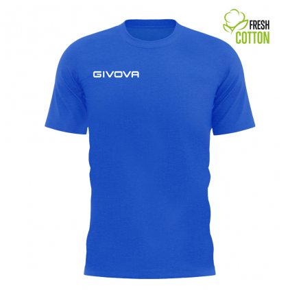 Bavlněné triko Givova Fresh - modrá