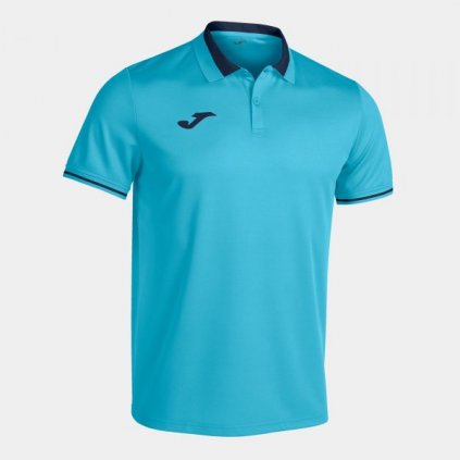 CHAMPIONSHIP VI SHORT SLEEVE POLO FLUOR TURQUOISE-NAVY