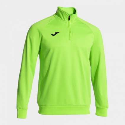 Sportovní mikina s 1/2 zipem Joma Faraon - fluo zelená