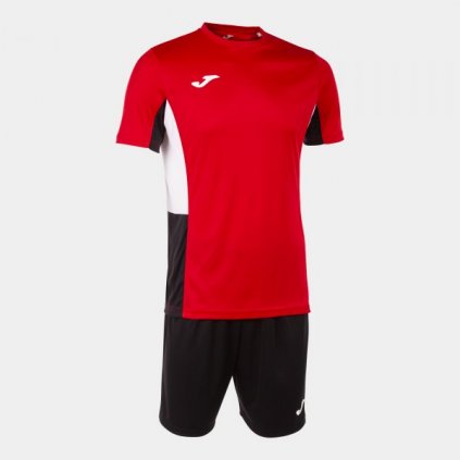 Sportovní dres + trenýrky Joma Danubio II - červená/černá/bílá