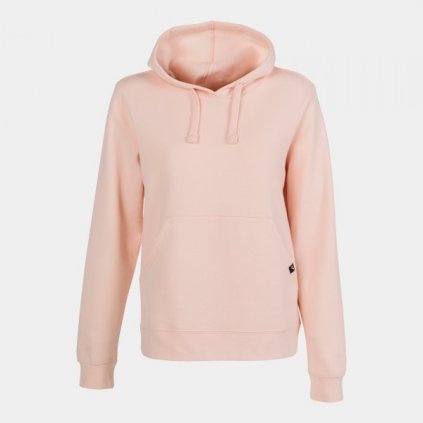 Dámská volnočasová mikina s kapucí Joma Montana - světle růžová (Velikost 2XL)