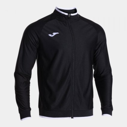 Mikina Joma VICTORY II FULL ZIP SWEATSHIRT - černá/bílá (Velikost M)