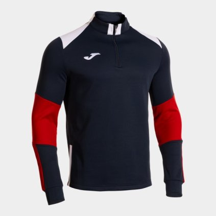 Mikina Joma DANUBIO SWEATSHIRT - bílá/tmavě modrá/modrá (Velikost M)