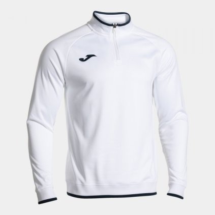 Mikina Joma VICTORY SWEATSHIRT - bílá/tmavě modrá/modrá (Velikost M)