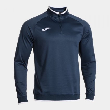 Mikina Joma VICTORY SWEATSHIRT - bílá/tmavě modrá/modrá (Velikost M)