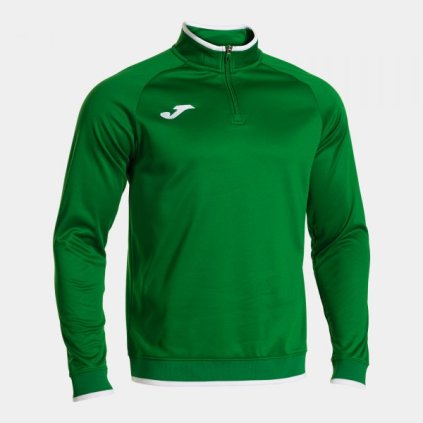 Mikina Joma COMBI PREMIUM SWEATSHIRT - bílá/zelená (Velikost 2XL)