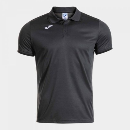 Volnočasové triko Joma COMBI PREMIUM POLO - tmavě šedá/černá (Velikost M)