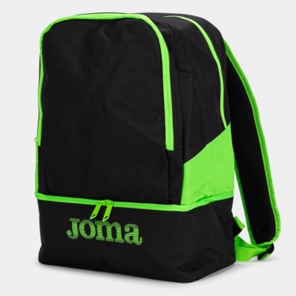 BACKPACK ESTADIO III BLACK-FLUOR GREEN (Velikost S)