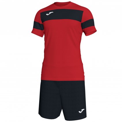 Sportovní dres + trenýrky Joma Academy II - červená/černá vel. 2XL - rozbaleno (Velikost 2XL)