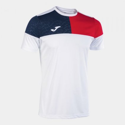 Sportovní dres Joma Crew V - bílá/červená/tmavě modrá