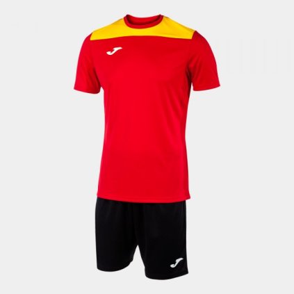 Sportovní dres + trenýrky Joma Phoenix II - červená/žlutá/černá