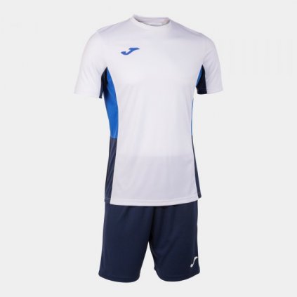 Sportovní dres + trenýrky Joma Danubio II - bílá/tmavě modrá/modrá