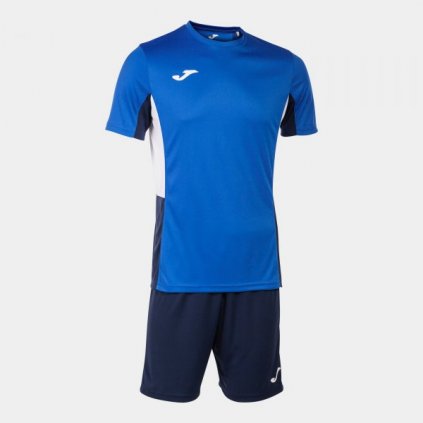 Sportovní dres + trenýrky Joma Danubio II - modrá/tmavě modrá/bílá